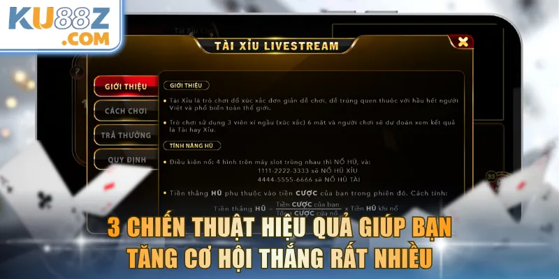 3 chiến thuật hiệu quả giúp bạn tăng cơ hội thắng rất nhiều