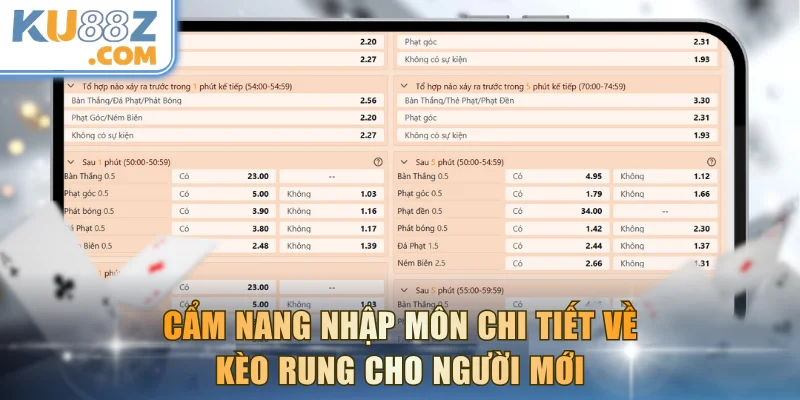 Cẩm nang nhập môn chi tiết về kèo rung cho người mới