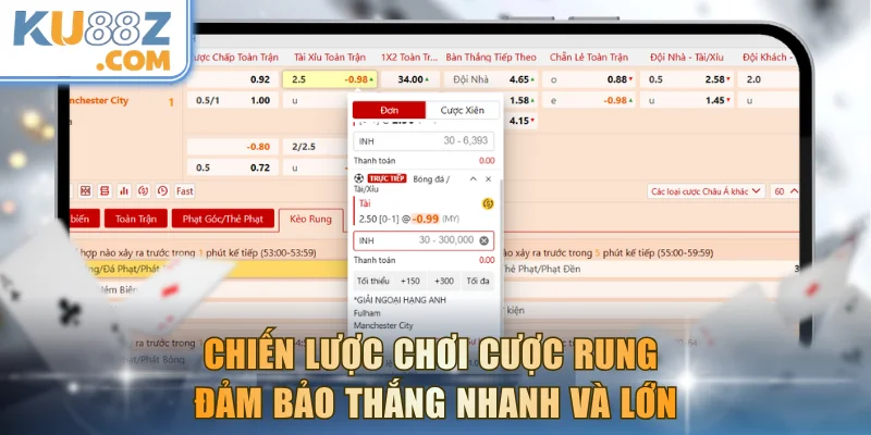 Chiến lược chơi cược rung đảm bảo thắng nhanh và lớn