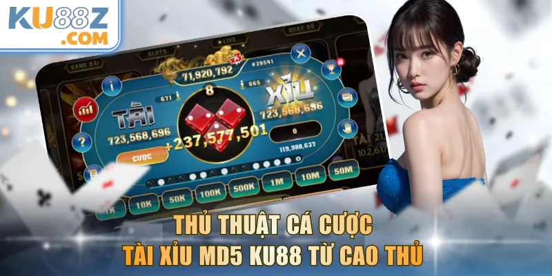 Thủ thuật cá cược Tài Xỉu MD5 KU88 từ cao thủ